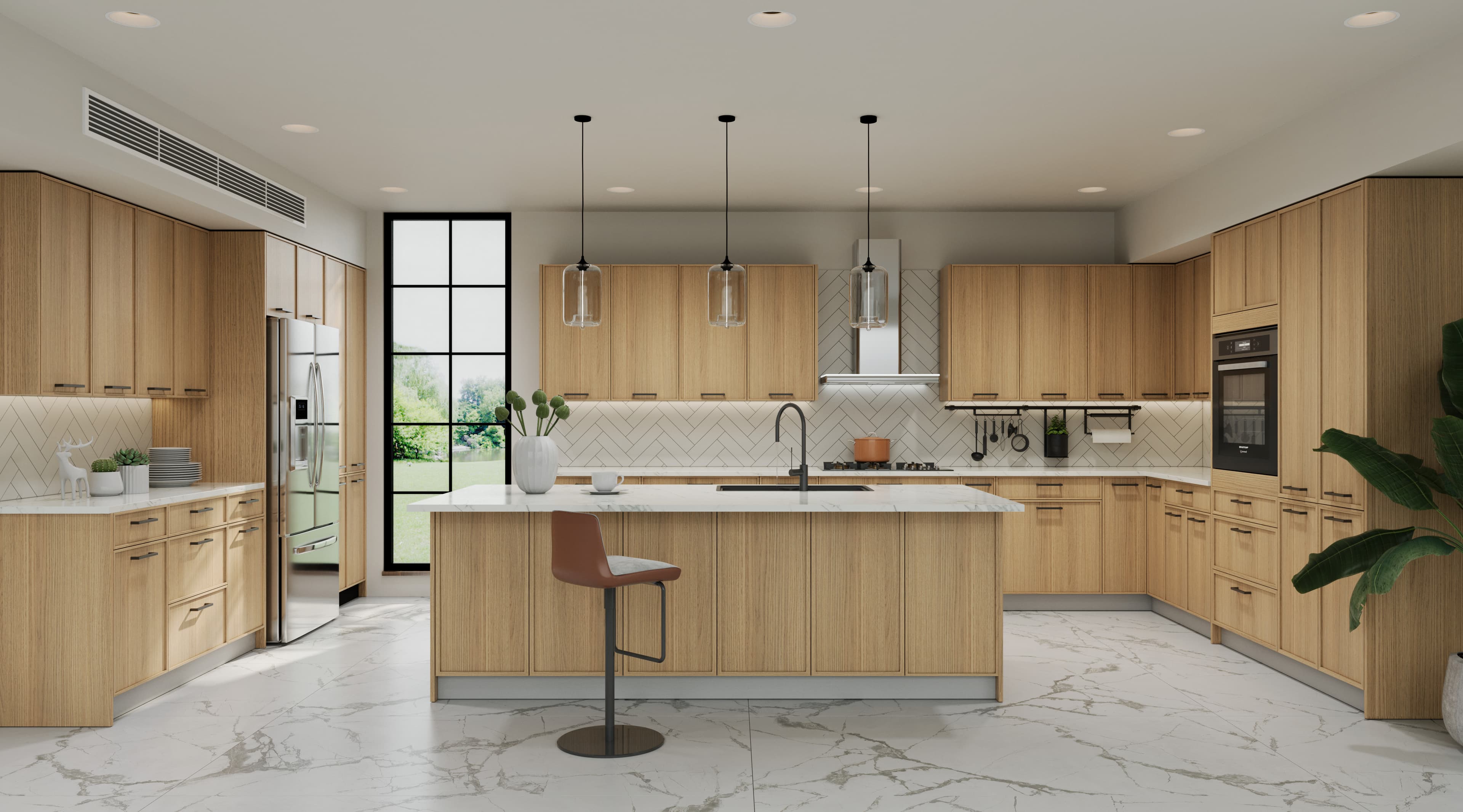 Slim White Oak Shaker